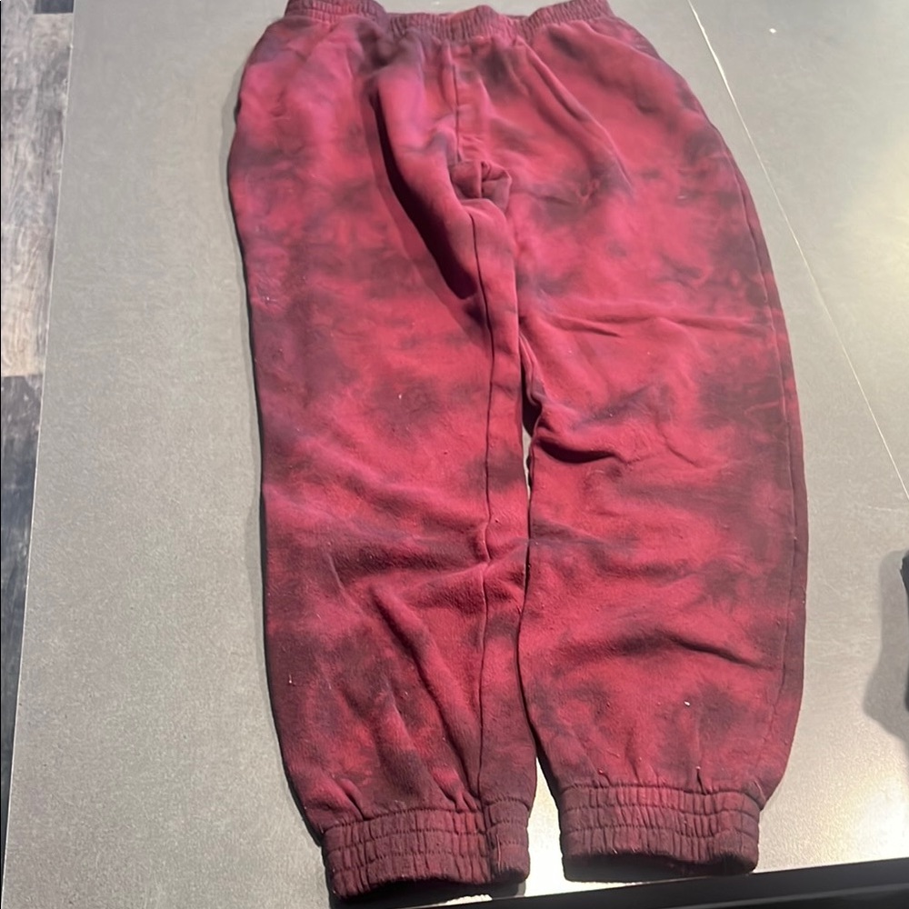 PINK Victoria's Secret Red Track Pants Relaxed Fit